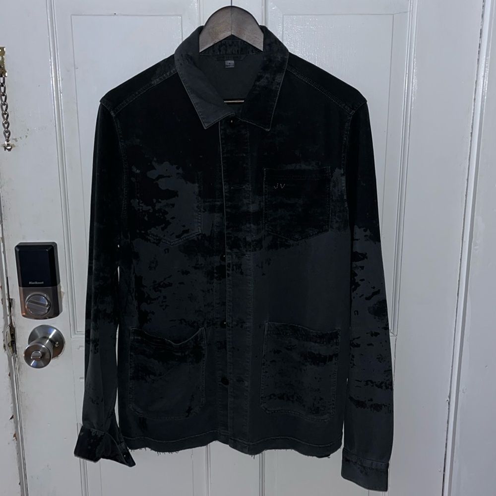 John varvatos S grey camo jacket